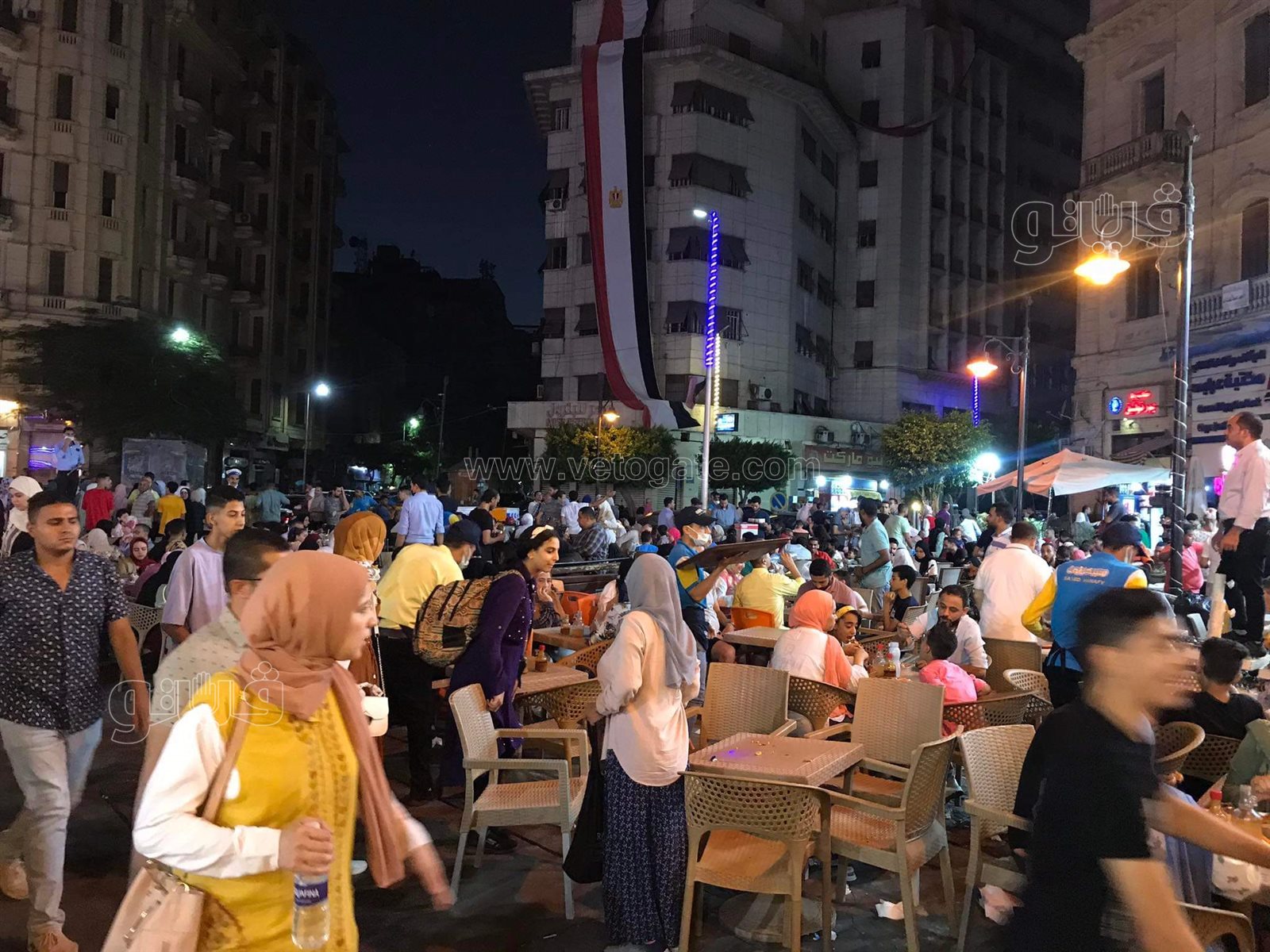 زحام في شوارع وسط البلد خامس أيام إجازة العيد (4)