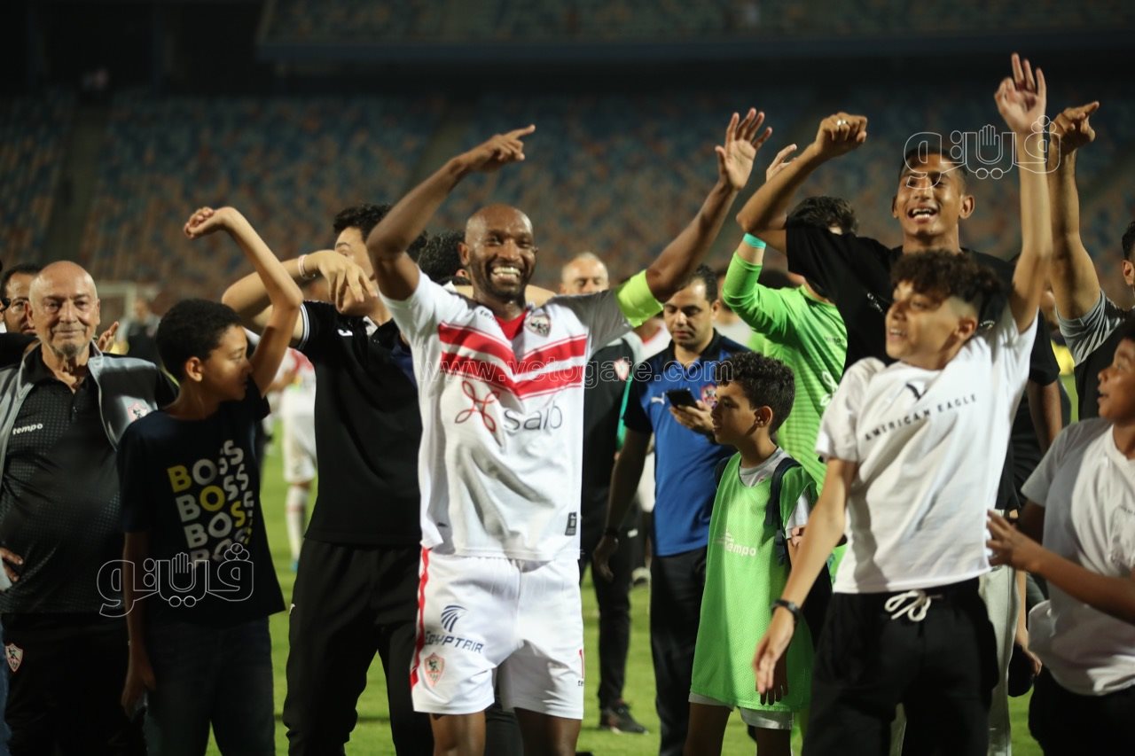 احتفالات لاعبي الزمالك (8)