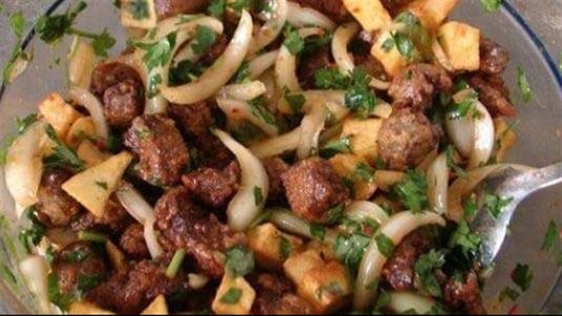 طريقة عمل الكبدة