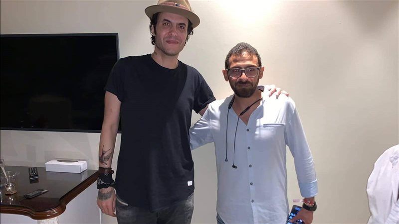 أحمد حمامصي مع أمير
