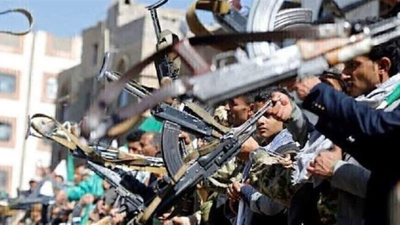 عناصر من قوات الحوثيين.