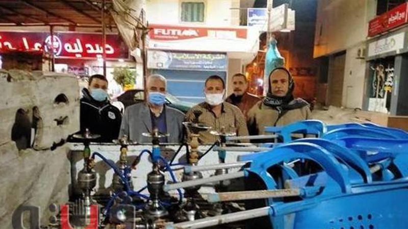 جانب من المواد المصادرة