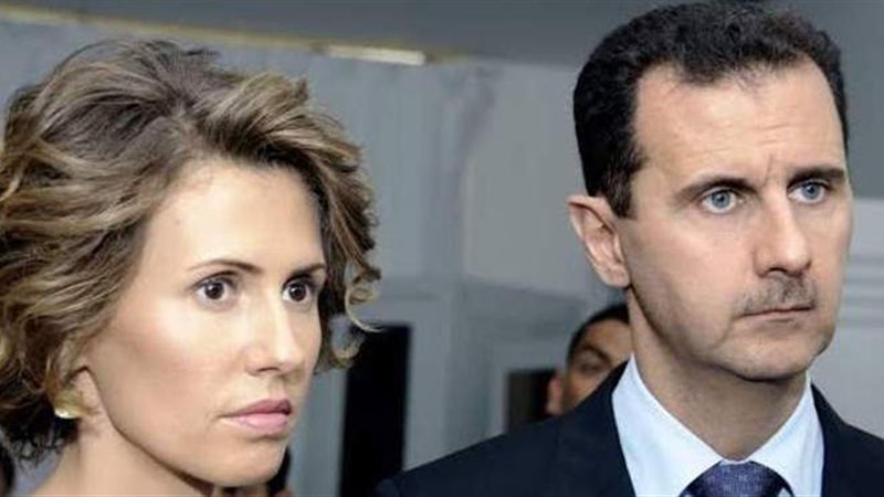 الرئيس السوري وزوجته