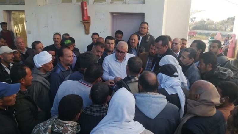 جانب من لقاء محافظ