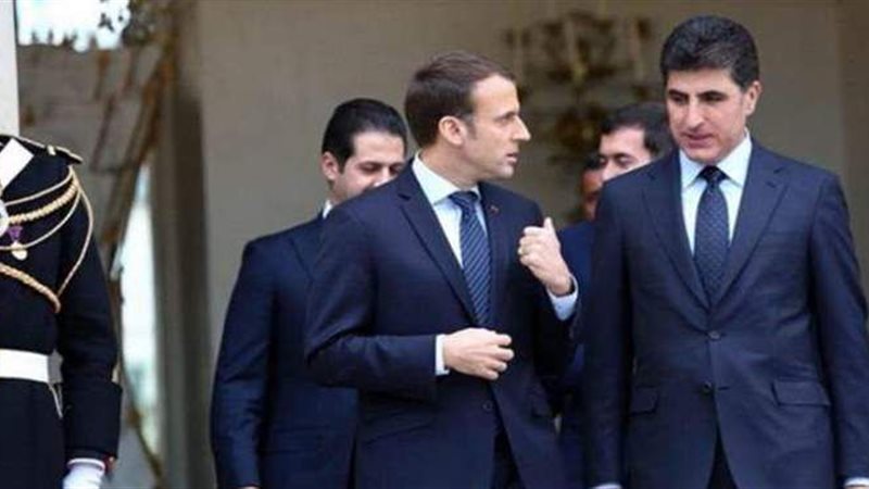 نيجرفان بارزاني وماكرون