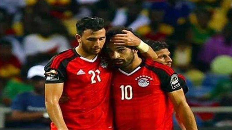 محمد صلاح مع محمود