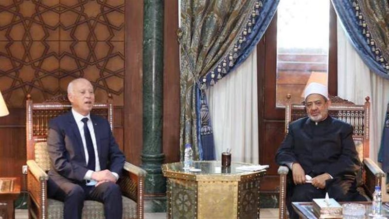 لقاء شيخ الأزهر بالرئيس
