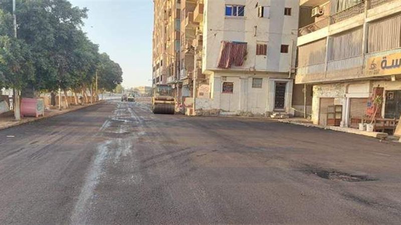 رصف كورنيش حي شرق