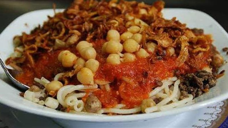 طريقة عمل الكشرى