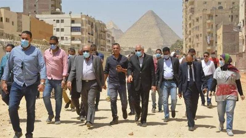 محافظ الجيزة خلال