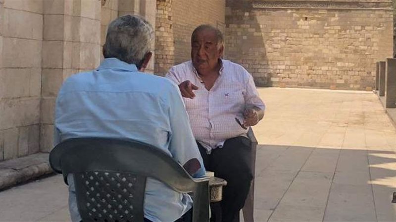 يوسف زيدان مع محمود