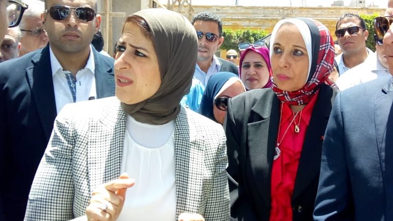 هالة زايد وزيرة الصحة