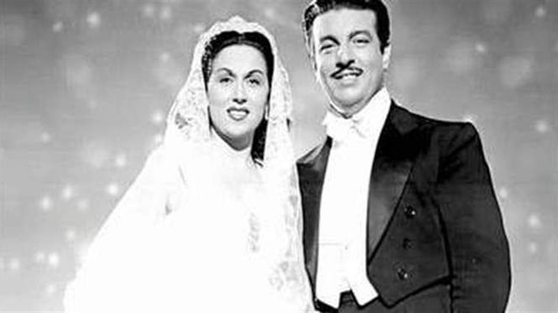 الزوجان ليلى مراد