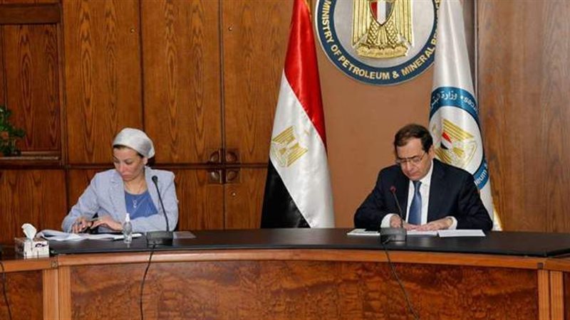 وزيري البترول والبيئة