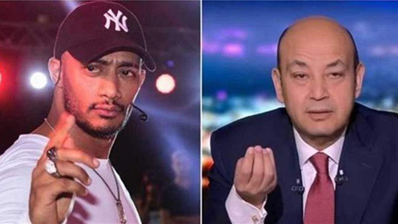 عمرو أديب ومحمد رمضان