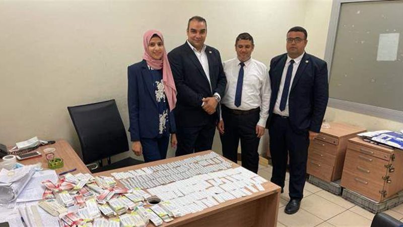 المضبوطات بحوزة رجال