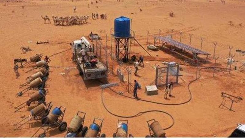 محطة مياه تعمل بالطاقة
