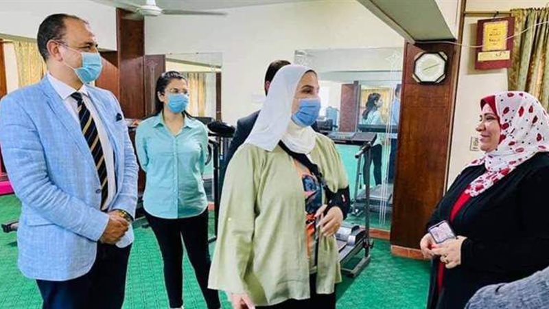 وزيرة التضامن نيفين