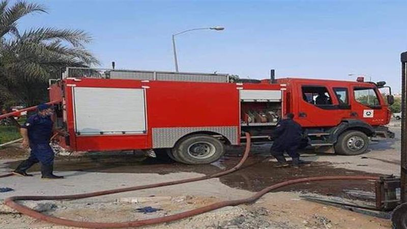 حريق بمصنع شرابات