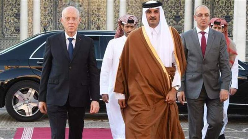 أمير قطر والرئيس