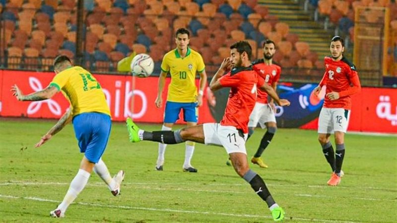 منتخبا مصر والبرازيل