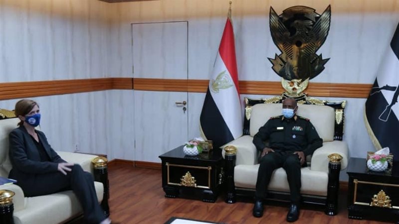 البرهان يستقبل سامنتا