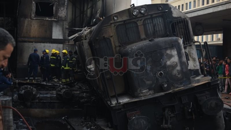 حادث قطار محطة مصر