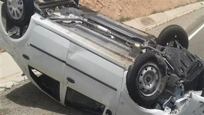 مصرع سيدة وإصابة 5 في انقلاب سيارة بمحور الضبعة