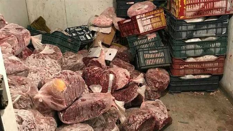 ضبط لحوم ودواجن فاسدة