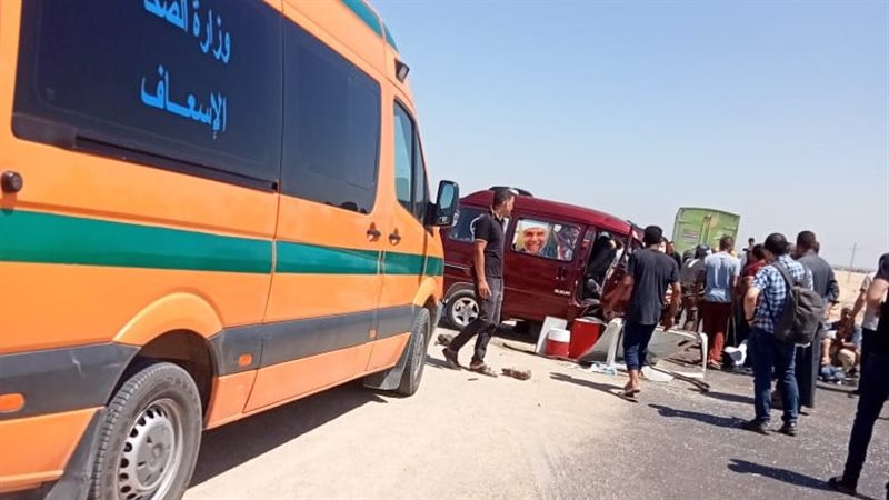 حادث انقلاب سيارة