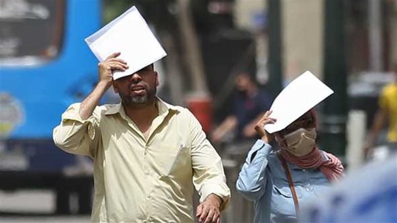 درجات الحرارة اليوم
