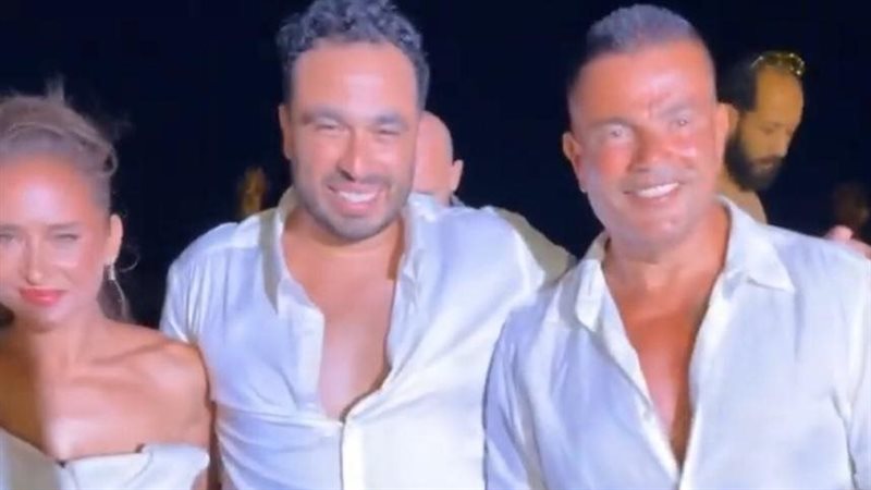 عمرو دياب ونيللي