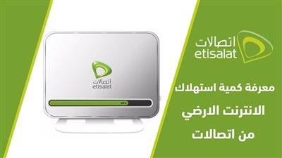 حتى يطمئن قلبك.. خطوات سهلة لمعرفة استهلاك الانترنت الأرضي من اتصالات