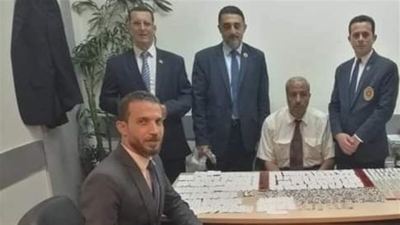 الأقراص المخدرة بحوزة