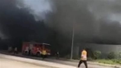الدفع بـ8 سيارات للسيطرة على حريق بمصنع كيماويات بالمنوفية