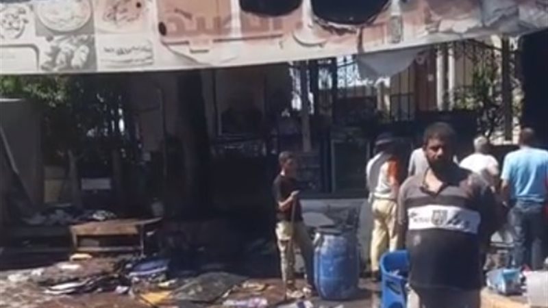 حريق بنادي الصيد