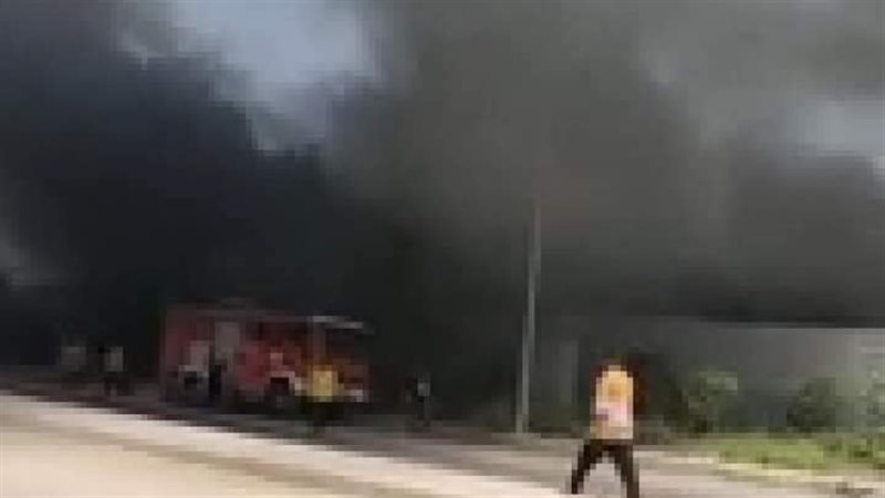 حريق بمصنع فى المنوفية
