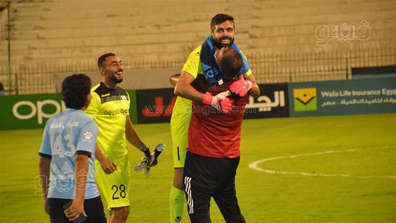 فرحة لاعبي الإنتاج