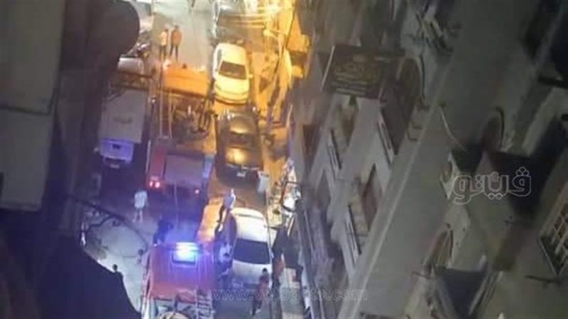 حريق هائل يلتهم سنتر