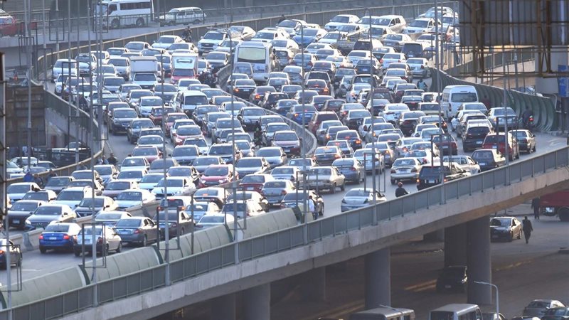 تكدسات مرورية أعلى