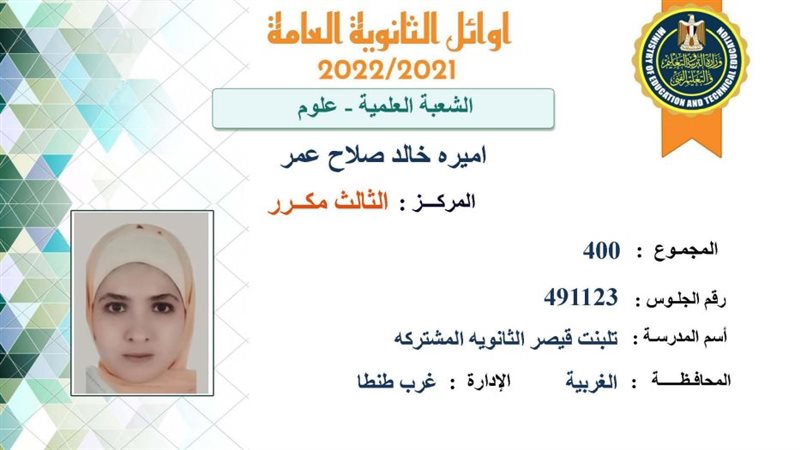 أميرة خالد صلاح