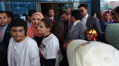 10 صور ترصد عودة المنتخب الوطني للأولمبياد الخاص لكرة القدم النسائية للقاهرة
