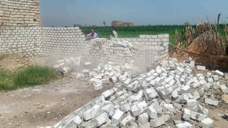 حملة إزالة بأسيوط