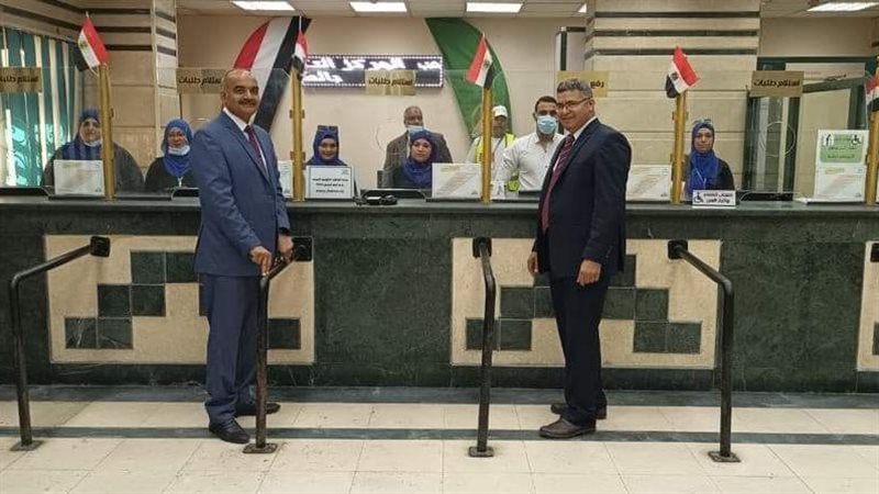 رئيس حي الدقي يتفقد
