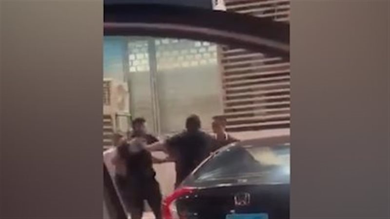 جانب من المشاجرة