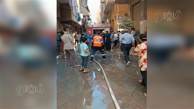 انتقال فريق من نيابة الجيزة لمعاينة موقع حريق كنيسة إمبابة