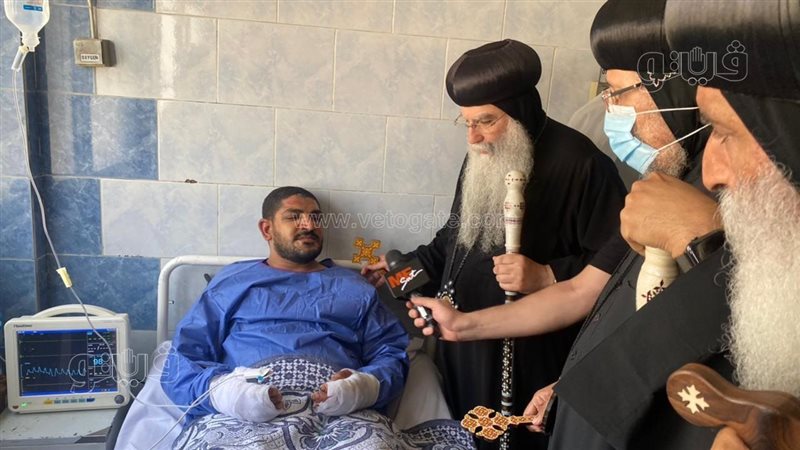مصابين حريق ابو سيفين