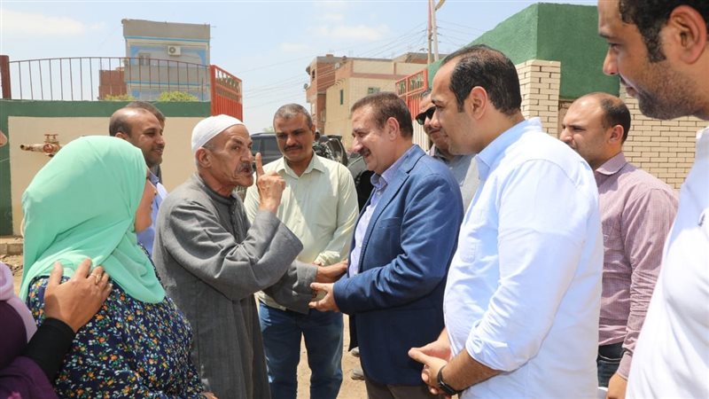 محافظ المنوفية خلال