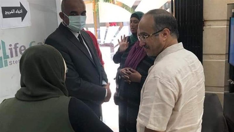 رئيس حي الدقي يتفقد