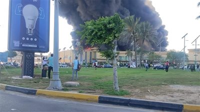 تفاصيل جديدة عن حريق كارفور الإسكندرية | صور